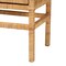 Baxton Studio Vivan Modern Bohemian Natural Brown Rattan and Mahogany Wood 3-Shelf Storage Cabinet 228-13134-ZORO - alternate 8